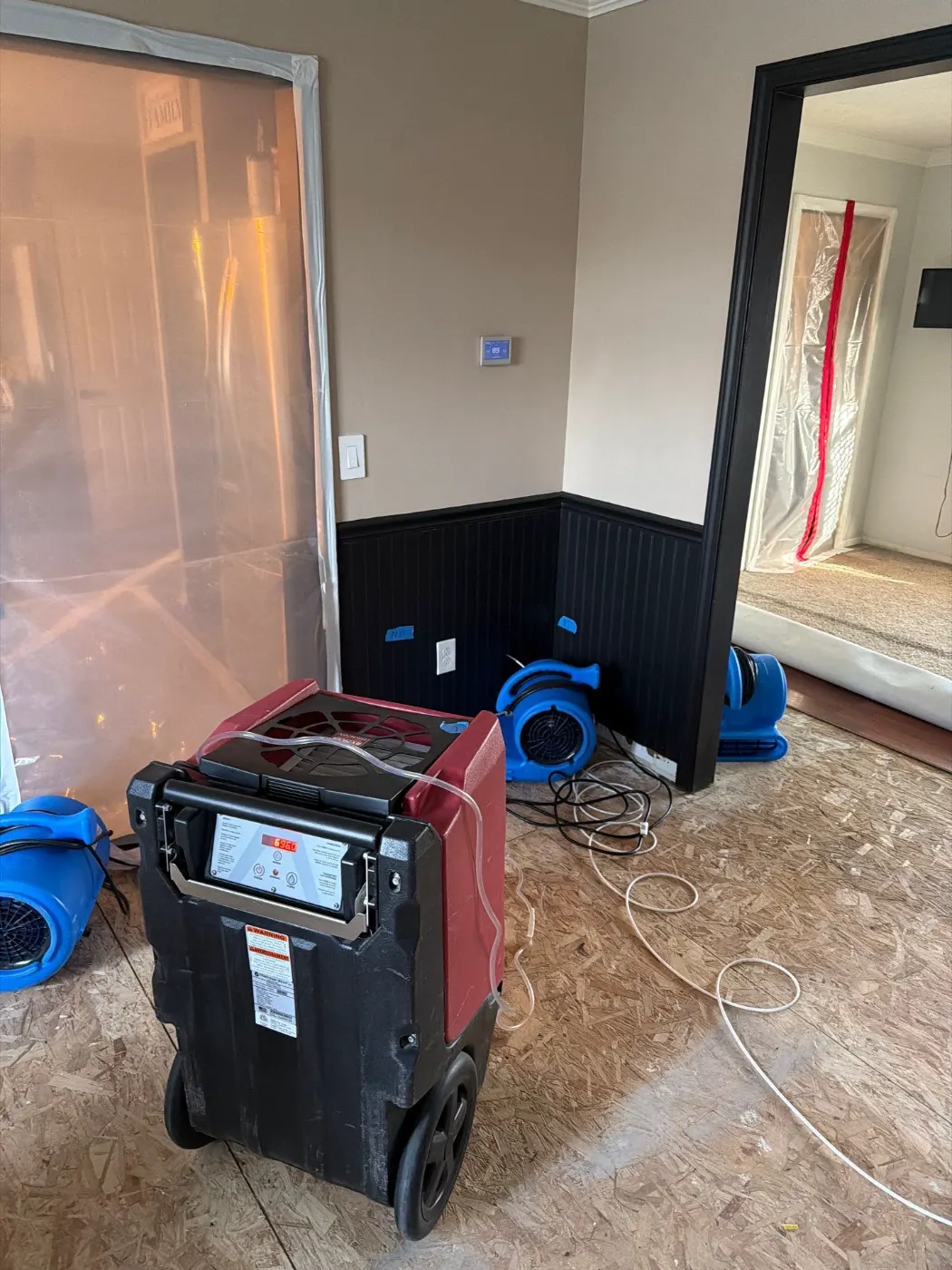 Moisture mapping with thermal imaging in Monroe County, IN